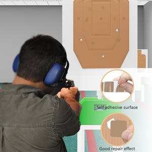 สติกเกอร์เป้าหมายทรงสี่เหลี่ยมแบบม้วน ทนทาน ติดเองได้ สำหรับการฝึกซ้อมกลางแจ้งและการฝึกยิงปืน - Product Image 2