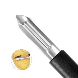 Eagle bếp đầu bếp công cụ EU thị trường 6 1/2 "Thép không gỉ Rau <span class=keywords><strong>Peeler</strong></span> món ăn rửa an toàn nhựa xử lý khoai tây <span class=keywords><strong>Peeler</strong></span> - Product Image 1