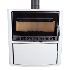 Poêle à granulés et à bois autoportant d'intérieur en fonte, fabriqué sur mesure par JingXin - Product Image 2