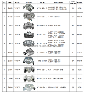 Phụ tùng ô tô phía trước bên trái và bên phải phanh <span class=keywords><strong>Caliper</strong></span> mb858405 <span class=keywords><strong>mb858404</strong></span> cho Mitsubishi L200 4x4 Triton hệ thống phanh <span class=keywords><strong>Caliper</strong></span> - Product Image 4