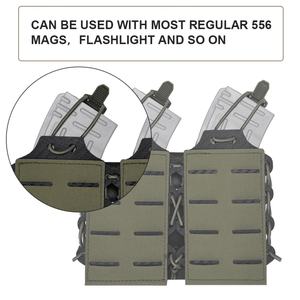 Sinairsoft - Bolsa Táctica Doble para Cargadores de Nylon y Poliéster Personalizada de Alta Calidad 5.56/7.62 Doble Molle - Product Image 5