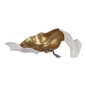 Scultura Decorativa a Foglia Arricciata, Statua Moderna Ornamentale per Casa, Bagno, Ufficio, Soggiorno, Decorazione per Scaffali - Product Image 2