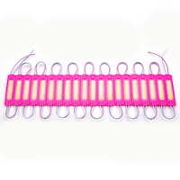 Guirlande lumineuse étanche 6 LED COB IP65 avec lentille pour maison résidentielle, enseigne publicitaire commerciale, module LED COB DC 12V 24V