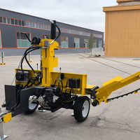 Fendeuse de bûches verticale super robuste avec options de chargement