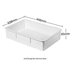 Boîtes de Fermentation et de Stockage Empilables en Plastique Blanc pour Pains, Pâtisseries et Pizzas avec Couvercles pour Boulangeries Professionnelles - Product Image 5