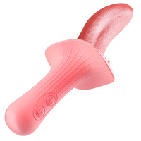 Erwachsene weibliche G-Punkt Klitoris Massage Zunge lecken Vibrator Sexspielzeug 3 schockierende Punkte Vagina Stimulator für Frauen