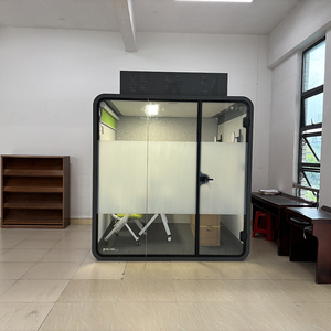 Đầy Màu Sắc Cách Âm Văn Phòng Di Động Vỏ Di Chuyển Cuộc Họp Riêng Tư Làm Việc Văn Phòng Pod Giá Cho Bán - Product Image 6