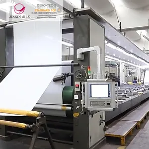 6A高光沢無地サテン洗浄ピュアシルク生地スーパーソフト100% 桑シルクシャルムーズ生地 - Product Image 4