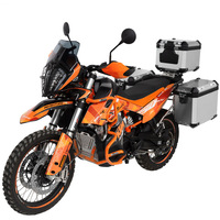 Boîtier arrière étanche en alliage d'aluminium RACEPRO 35L avec sacoches latérales 32L et 38L pour BMW R1200GS R1250GS