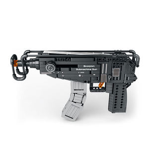 Reobrix 77029 hot Scorpion Pistol Launch Model ABS Plastic 566-Piece DIY Educational Building Block Toy Ages Unisex <strong>Set</strong> - Product Image 2