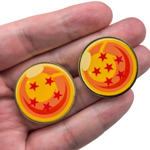 Broche de imitación esmalte de 3CM, pin de anime, insignia DBZ <span class=keywords><strong>Dragon</strong></span> <span class=keywords><strong>Shenron</strong></span> 1-7 estrellas, artículos de papelería, joyería, decoración, artesanía de aleación - Product Image 3