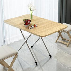 <b>Foldable</b> High Leg Outdoor <b>Table</b> Artificial Board Minimalist Design Small Square Top With Vase Decor - Product Image 3