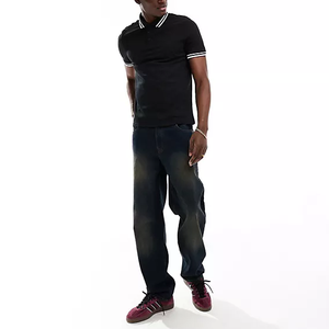 Logo con ricamo personalizzato marca i tuoi segni camicia da Golf in cotone di buona qualità <span class=keywords><strong>Polo</strong></span> sportiva Business t-Shirt <span class=keywords><strong>Polo</strong></span> da uomo in bianco - Product Image 4