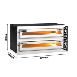 Horno Eléctrico para Pizza Gastro GGM - 6+6x 35cm (Ancho) - Manual - Product Image 1