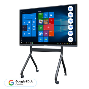 Tableau interactif professionnel de 75, 85, 86, 98 <span class=keywords><strong>et</strong></span> 100 pouces <span class=keywords><strong>avec</strong></span> <span class=keywords><strong>caméra</strong></span> de conférence pour salle de réunion, tableau blanc interactif intelligent - Product Image 1