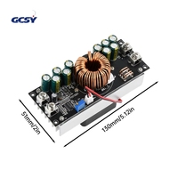 Module convertisseur DC-DC abaisseur/élévateur 800W 25A/1200W 30A/1500W 50A, DC15V-90V vers DC2.5V-72V, chargeur à tension réglable