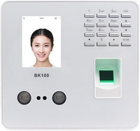 TJDA TJDA-BK100 TCP/IP USB Máquina Biométrica de Control de Asistencia de Empleados con Huella Dactilar y Reconocimiento Facial, Pantalla a Color HD de 2.8 Pulgadas