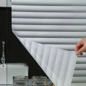 Film PVC anti-statique sans colle <span class=keywords><strong>pour</strong></span> fenêtre <span class=keywords><strong>de</strong></span> <span class=keywords><strong>douche</strong></span> extra large, anti-regard indiscret, protection solaire, translucide, motif floral - Product Image 3