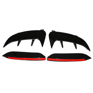 7 pièces pare-chocs avant lèvre Bodykit ailettes séparateur garniture évent ailettes pour <span class=keywords><strong>mercedes</strong></span>-benz W177 A220 Sport 2019 - Product Image 3