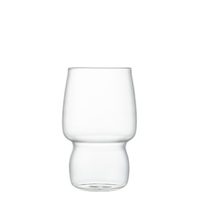 Amber Gold Waved Shape Design Ribbed Drinking Glass Iced Straw Tea Beer Boba Soda Can Tumbler Cup Coffee Cups with Lid and Straw - Product Image 5