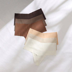 กางเกงในเอวสูงไร้รอยต่อ ผลิตจากไนลอน สำหรับผู้หญิง ไม่เห็นขอบ กางเกงในกระชับสัดส่วน แห้งเร็ว ขายส่ง - Product Image 3