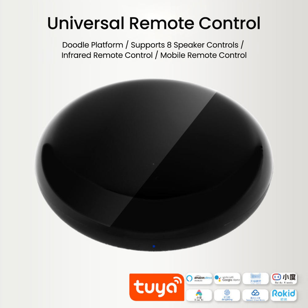 HONPNK Tuya Alexa Google Home Smart Life APP Universal Voice Remote Infrared WiFi Wireless IR Remote Control 30-50m Range PC+ABS