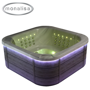 Bain à remous rond Monalisa, spa de luxe autonome pour 8 personnes, système <span class=keywords><strong>Bolboa</strong></span> Gecko, usine chinoise - Product Image 2