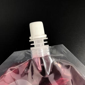 Bolsa de plástico transparente de 1 litro, termosellable, resistente, con boquilla, para jugo, bebidas y leche. - Product Image 2