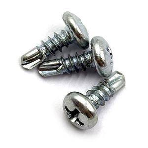 Tornillos Autoperforantes de <span class=keywords><strong>Cabeza</strong></span> Plana, Varios Tamaños, Rosca Fina y Gruesa, Ranura Cruzada - Product Image 5