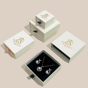Custom Logo Eco-Friendly Paper Jewelry <b>Boxes</b> for Rings <b>Earrings</b> and Necklaces Premium <b>Gift</b> Packaging - Product Image 6