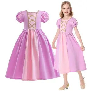 2023岁生日派对儿童紫色仙女公主裙女孩GPHC-007