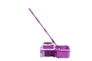 360 Ma Thuật Làm Sạch Foldaway Sợi Nhỏ Lau Phẳng Xô Với Cực Thép Và Chenille Đầu Có Thể Ép Hộ Gia Đình Công Cụ Làm Sạch - Product Image 4