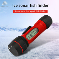 Pêche sur glace Echo Sounder Fish Finder Sondeur sans fil Profondeur numérique Transducteur portable Capteur Sonar Fishfinder Pêche d'hiver