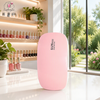 Nouvelle arrivée, lampe à ongles UV Sun Mini 6W 6 LED, compacte, portable, séchage rapide, lampe à ongles en gel pour la manucure à domicile