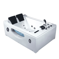 Baignoire Spa Moderne Autoportante avec Jets et Massage Hydromassant en Acrylique pour 2 Personnes – Fabricant de Baignoires Balnéo