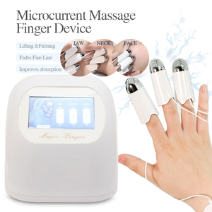 Instrument de beauté des doigts dorés Version de mise à niveau du <span class=keywords><strong>masque</strong></span> facial intelligent AI Machine de massage raffermissante à micro courant B - Product Image 2