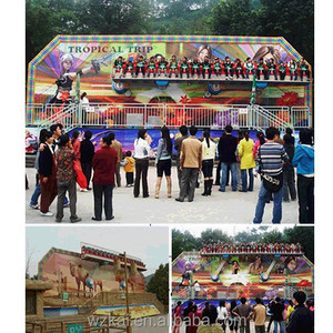 18 places, grande attraction de parc d'attractions, équipement tropical pour enfants et adultes, à vendre - Product Image 1