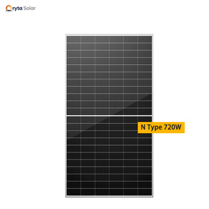 Panneaux solaires HJT N-Type Bifaciaux Demi-Coupés Shingled 700W 720W à Haute Efficacité pour Système Énergétique Domestique ORY700-720-66M-T12 - Vente Chaude - Product Image 1
