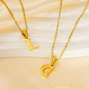 สร้อยคอพร้อมจี้รูป<span class=keywords><strong>ตัว</strong></span>อักษร26<span class=keywords><strong>ตัว</strong></span>สำหรับผู้หญิงผู้ชายสร้อยคอโซ่ตัวอักษรตัวอักษรสีทองของขวัญเครื่องประดับแฟชั่นตามสั่ง - Product Image 4
