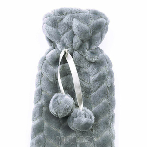 Oreiller portable de voyage pour le cou, sac en caoutchouc, housse en peluche, bouteille d'eau chaude extra <span class=keywords><strong>longue</strong></span> - Product Image 3