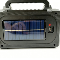 Lampe de poche multifonctionnelle portable, banque d'alimentation solaire extérieure transfrontalière, lampe torche puissante, lampe de travail COB