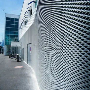 Perde duvar için alüminyum genişletilmiş Metal ızgara teli