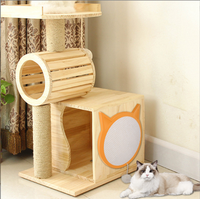 Mainan Kucing Ramah Lingkungan Modern Mewah Besar, Pengasah Cakar Pelindung, Desain Perekat Dinding, Terbuat dari Plastik