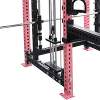 Máquina Smith de Metal Personalizada para Gimnasio en Casa, Equipo de Entrenamiento Integral Comercial, Soportes Multifuncionales para Sentadillas