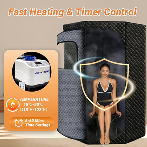 Sauna de Vapor Portátil ZT para 1 Persona con Panel de Control, Sauna de Vapor Plegable, Cabina de Sauna Húmeda, SPA, Cabina de Sauna de Vapor para Todo el Cuerpo - Product Image 2