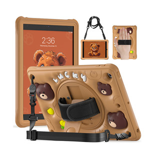 Sang Trọng Trường Hợp Đối Với <span class=keywords><strong>iPad</strong></span> 9th/8th/7th <span class=keywords><strong>iPad</strong></span> 10.2 2021 Chống Sốc Xử Lý Chân Đế EVA Dễ Thương Trẻ Em Tự Làm Phim Hoạt Hình Máy Tính Bảng Bìa - Product Image 3