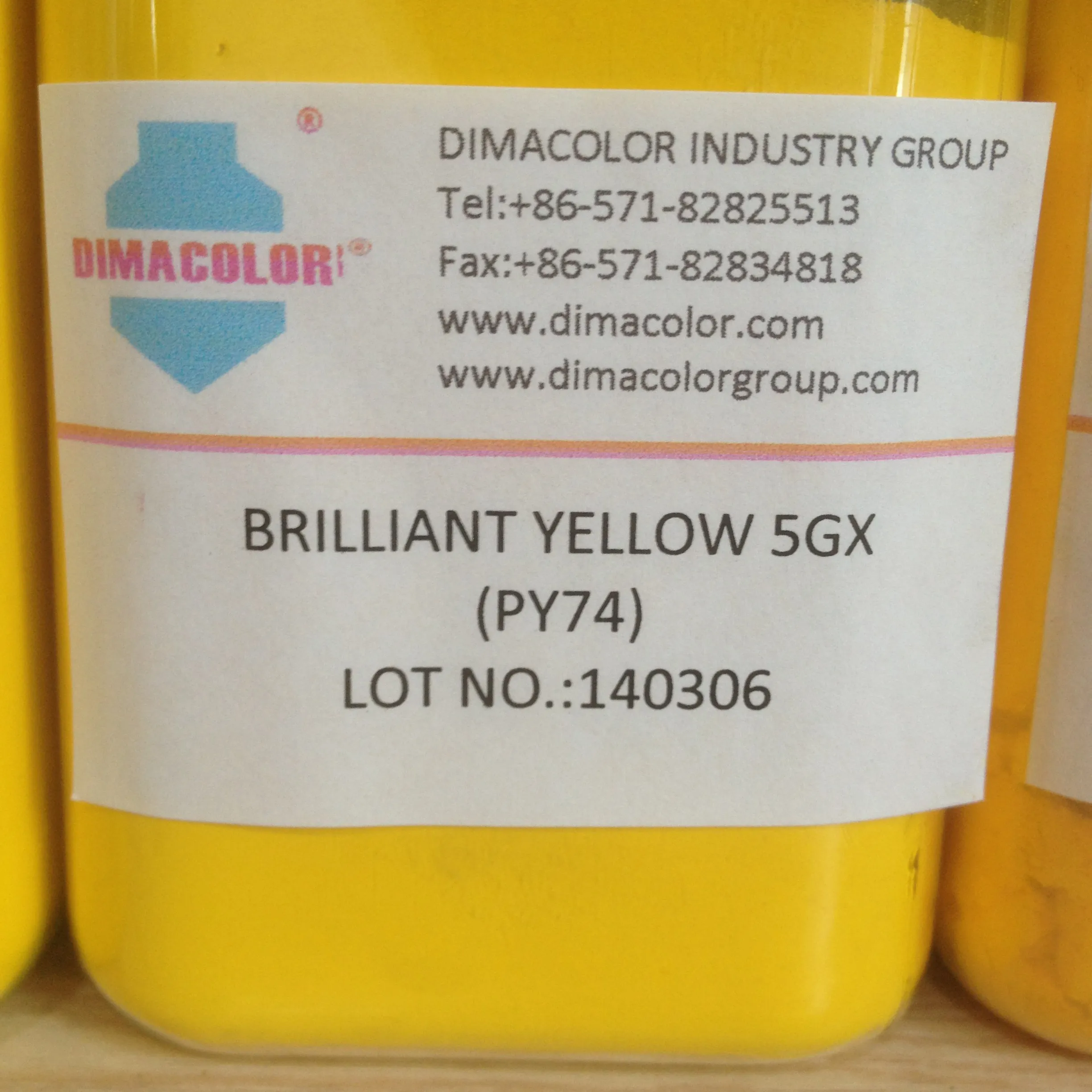 PIGMENT jaune brillant jaune à usage multiple, 5gx, peinture, impression de TEXTILE en plastique, spray, 74