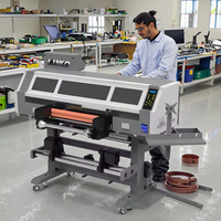 Imprimante UV la moins chère avec imprimante d'autocollant de transfert de plastifieuse pour bouteille boîtier mobile A1 grande imprimante DTF UV cristal