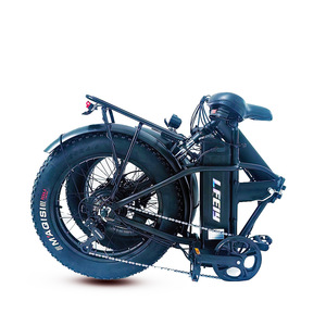 Pneus de 20*4 pouces de large, batterie au lithium 48V 15AH, moteur sans balais, cadre en alliage d'aluminium - vélo électrique pliable - Product Image 3