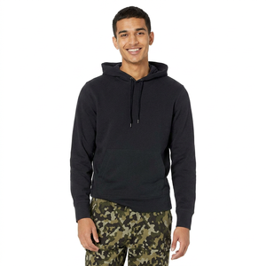 Sweat-shirts à capuche noirs de haute qualité pour hommes, fabricant, 100% coton, grande taille, streetwear, hiver - Product Image 1